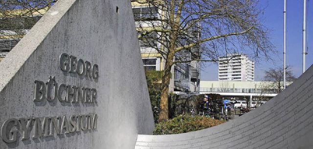 Am Georg-Bchner-Gymnasium herrscht wi...twochmorgen als unbegrndet erwiesen.   | Foto: Ralf Staub