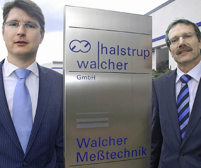 Erfolgreiches Duo bei Halstrup-Walcher...gen Walcher (links) und Dietmar Jobst   | Foto: Kramer