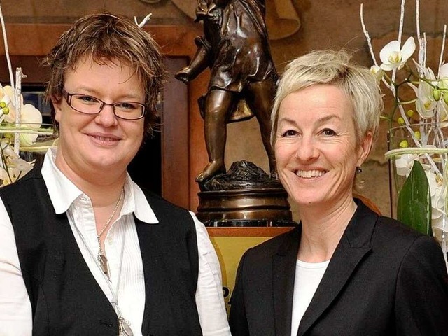 Sie mgen ihren Job im Hotel: Andrea Heiermann (links) und Petra Wldin   | Foto: EUrOPA-Park