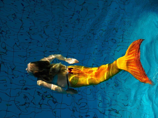 Wie Arielle: 500 Meerjungfrauen sollen im Westbad baden.     | Foto: T. Kunz
