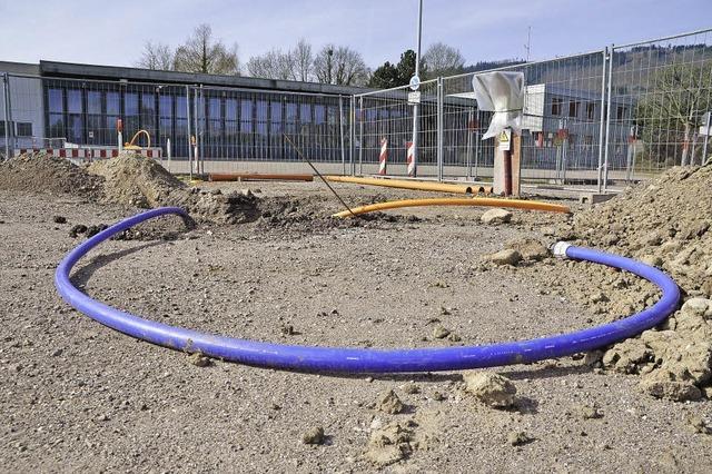 Neue Halle fr Feuerwehrfahrzeuge