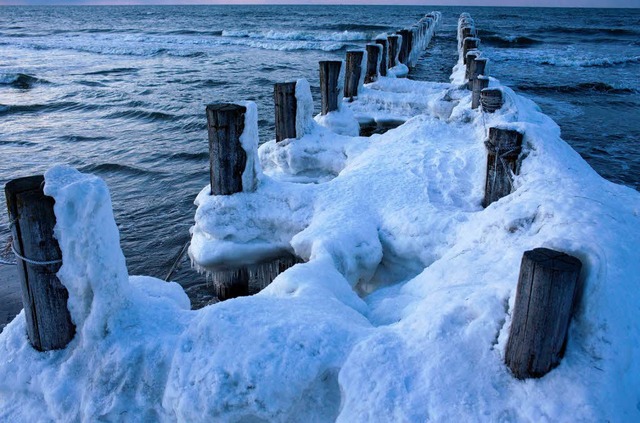 Winterwetter an der Ostsee  | Foto: dpa