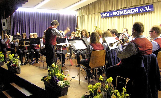 Einen Konzertabend mit Gsten aus Ring...  die Bombacher in der Schulbuckhalle.  | Foto: Ute Schoeler
