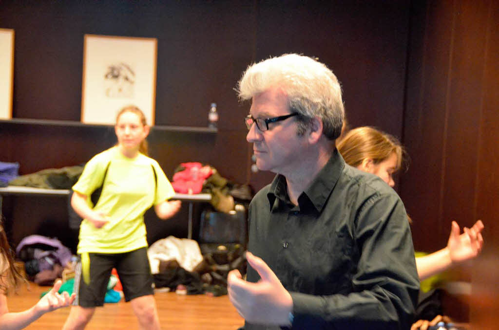 Workshop mit Eric Gauthier wird zu einer spannend, temporeichen Choreografie.