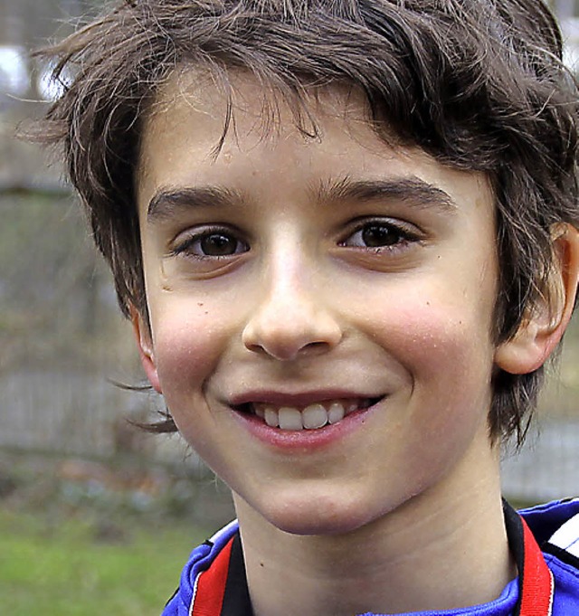 <BZ-Keyword>Jakob Gorhan (11 Jahre):</...hon, aber da ist noch  Fuball.&#8220;  | Foto: Stefanie Sigmund