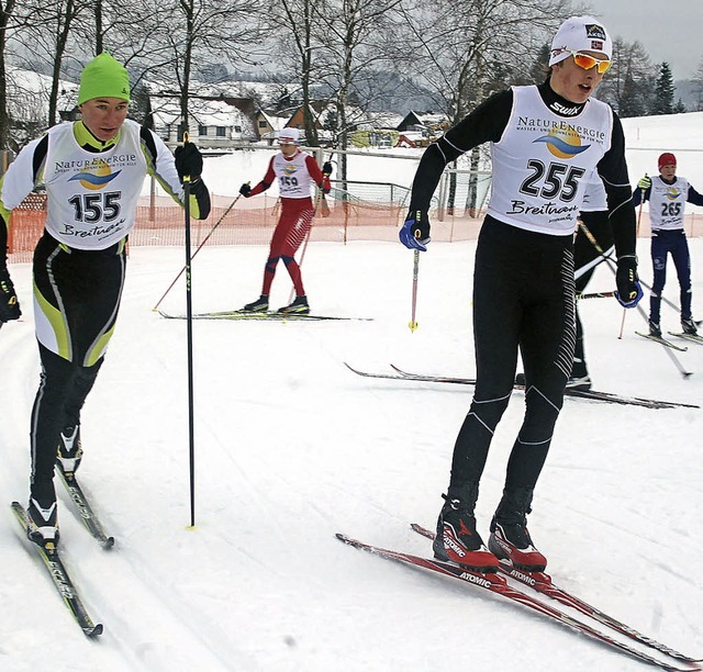 Adrian Schuler (links) und Janosch Bru... einmal kmpferische Glanzleistungen.   | Foto: junkel