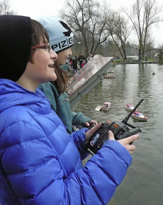 Auch in Basel bei der Grn 80 setzen d...chiffe zu Wasser, wie am Palmsonntag.   | Foto: Danielle Hirschberger