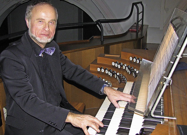 Michael Felix beim Orgelkonzert am Samstag  | Foto: michael gottstein