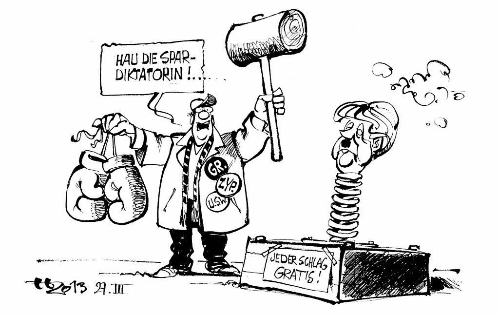 Wer hat noch nicht, wer will nochmal?! Karikaturen Badische Zeitung