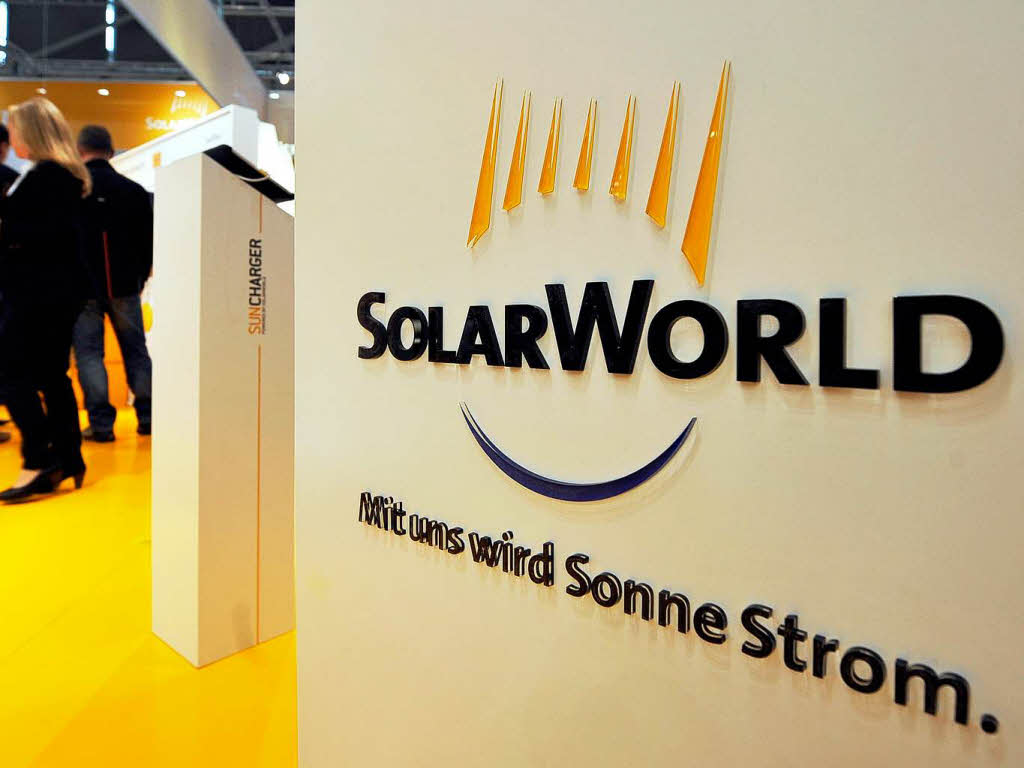 Platz 2: Der Kurs des ehemaligen Solar-Branchenprimus SolarWorld hat 2012 um ber 68 Prozent abgenommen; seit 2008 ist er bereits um ber 97 Prozent gesunken.