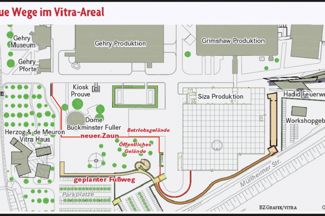 Vitra-Areal: Mehr Freiraum fr die Besucher