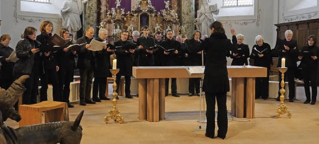 Lydia Schimmer hatte die musikalische ...ssionsandacht in der St. Peterskirche.  | Foto: Hlter-Hassler