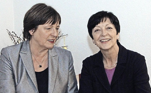 Ulla Schmidt, die frhere Ministerin (...reisvorsitzende Elvira Drobinski-Wei   | Foto: vera pillin