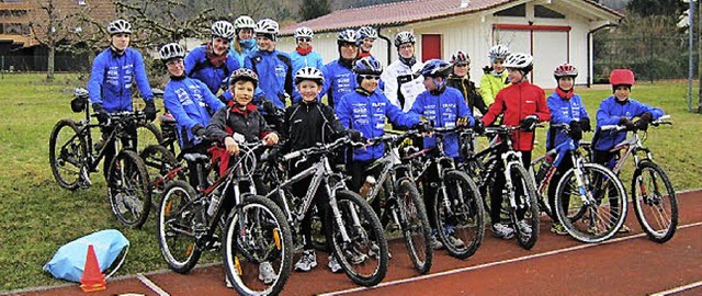 Die jungen Triathleten der Talentfrdergruppe.   | Foto: Privat