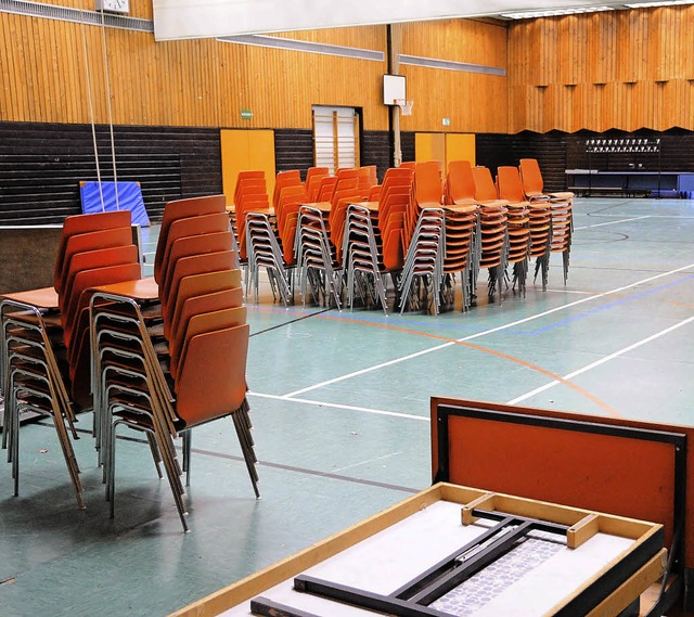 Viel Platz bietet die leerstehende alt...ebung des Abrissbeschlusses von 2008.   | Foto: Robert Bergmann