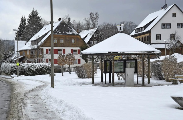 Bushaltestelle in Kappel wird wieder verlegt an den Infopavillon  | Foto: ralf Morys