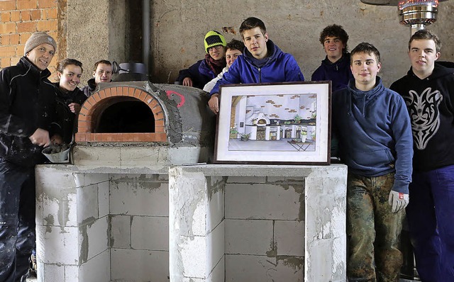 Ob Brot, Pizza oder Gemse: Jugendlich...tung von Michael Benz einen Backofen.   | Foto: chirstoph breithaupt