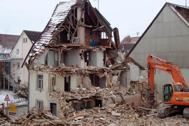 Rathaus-Abriss in Ewattingen: Vom Ende eines Schicksalsortes