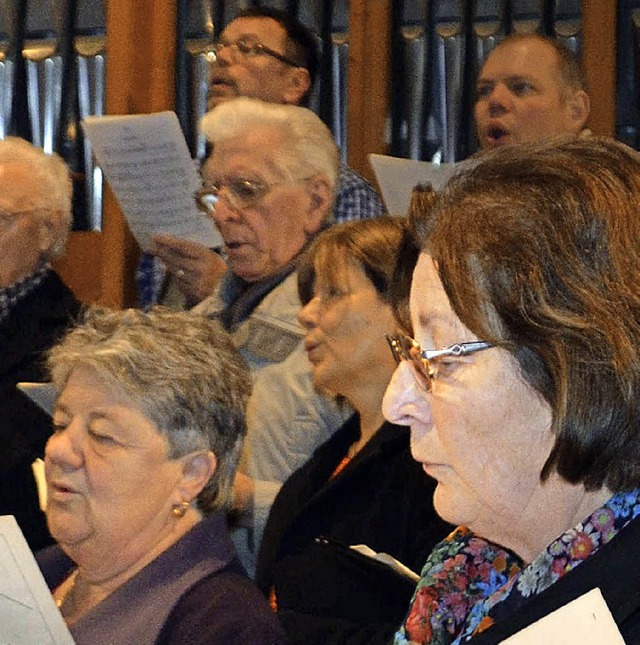 An Ostern sangen die  Kirchenchre aus...ach und Wyhlen gemeinsam  eine Messe.   | Foto: Weber-Kroker