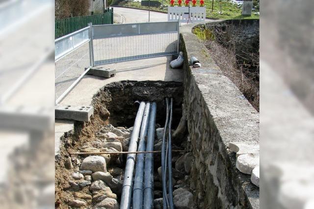 Winter setzt Prestenbergbrcke zu