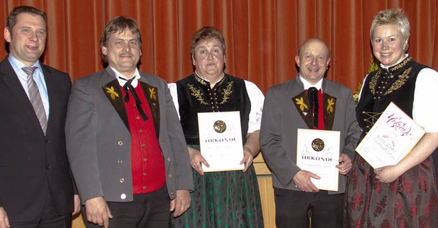 Markus Kleiser (links), Vorsitzender d...hlatter und Thomas Kunzelmann ernannt.  | Foto: Christiane Seifried