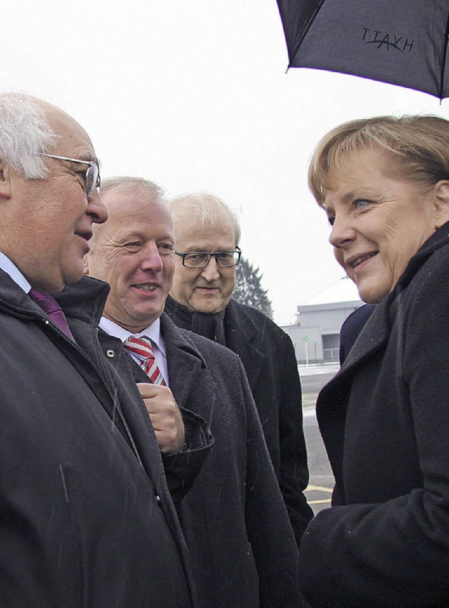 Krisenmanagerin Merkel ist aktuell nic...anzsischen Gipfeltreffen in Freiburg.  | Foto: BFAL