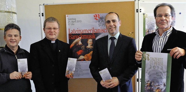 Geistliche Musik 2013 in St. Peter: Ar...einsam erarbeiteten Konzertprogramms.   | Foto: Franziska Lffler