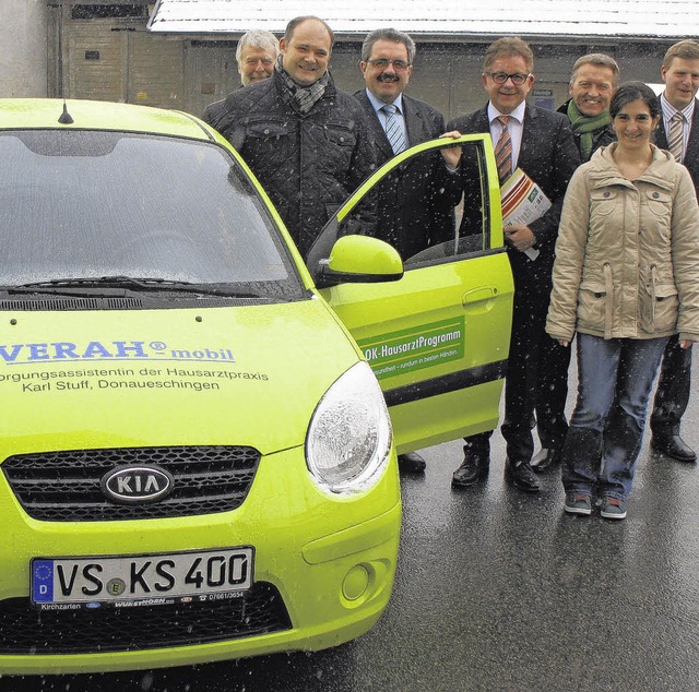 Entlastung dank Verah-Mobil: Die Landt...rzwald-Baar ber das Hausarztmodell.    | Foto: Schrter