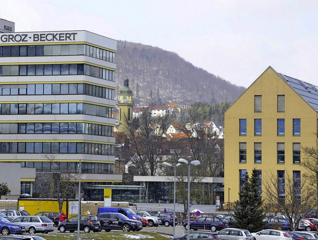 Groz-Beckert Stammsitz in Albstadt (rechts das Ausbildungszentrum)  | Foto: Alexander Preker