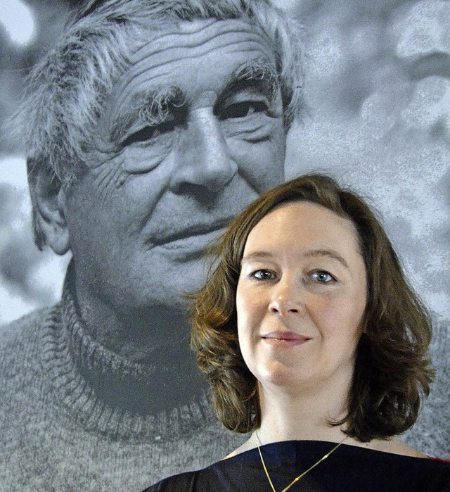 Die Dichterin Monika Rinck bekam geste...us  den Peter-Huchel-Preis verliehen.   | Foto: SUSANNE MLLER