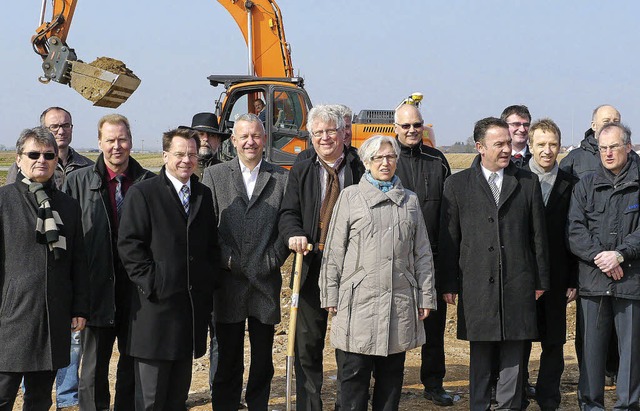 ber den Baubeginn auf dem Fischer-Are...esende  soll  das neue Gebude stehen.  | Foto: Christel Hlter-Hassler