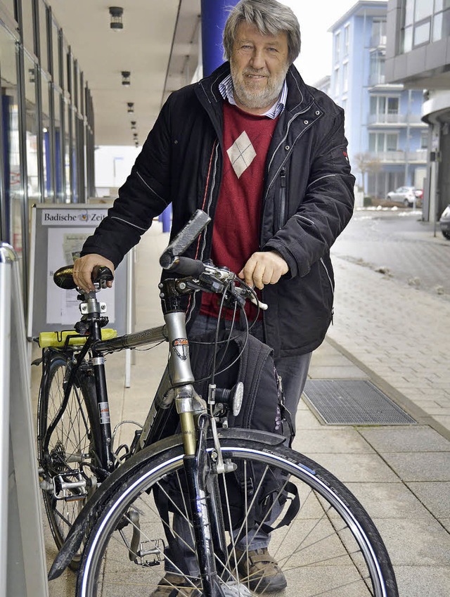 Eine Radlerroute durch die Karl-Frste...ng Gorenflo von IG Velo fr sinnvoll.   | Foto: Ingrid Bhm-Jacob