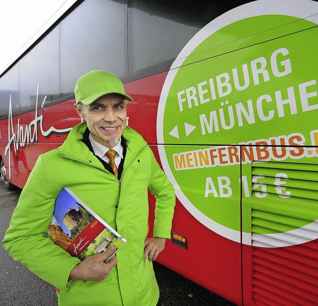 Konkurrenz zur Bahn: Das Busunternehme...8222;MeinFernbus&#8220; nach Mnchen.   | Foto: Thomas Kunz