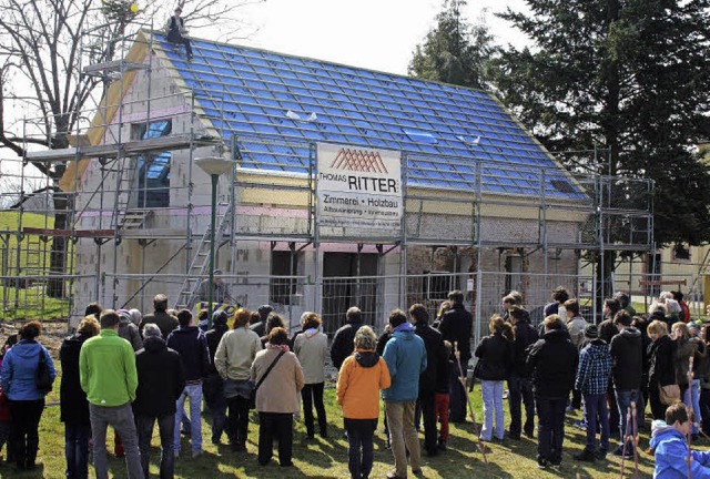 Richtfest beim alten Wasserwerk des Pfadfinderstamms Konradin | Foto: Pfadfinder Richtfest beim alten Wasserwerk des Pfadfinderstamms Konradin | Foto: Pfadfinder