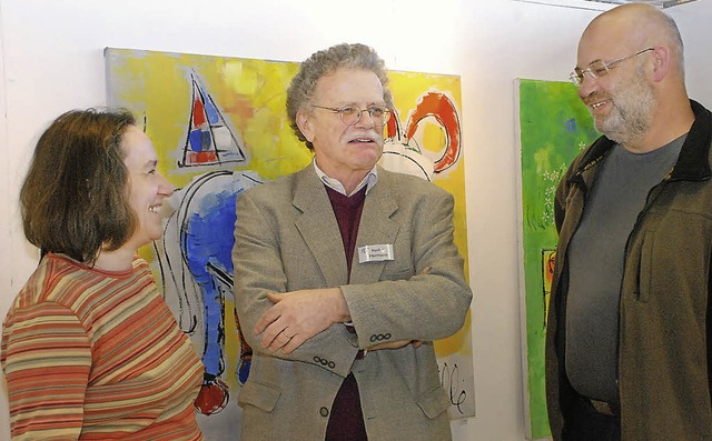 Christiane Kluge, Manfred Hermann und  Reiner Kranz (von links).  | Foto: ges