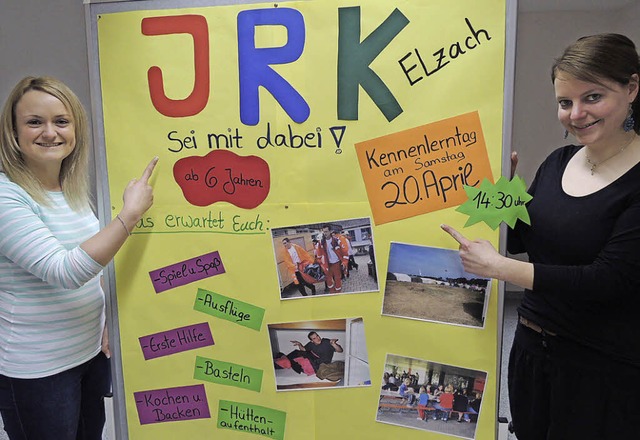 Sandra Schill (links) und Sandra Joos ...endrotkreuz in Elzach wieder beleben.   | Foto: Kurt Meier