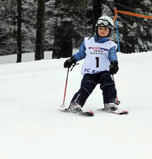 Vier Jahre alt war der Jngste bei den...en des Skiclubs Kandel am Schwarzmoos.  | Foto: Verein