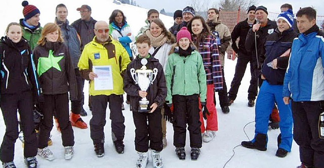 Die Trachtenkapelle Todtnauberg gewann...reine-Rennen des Skiclubs Todtnauberg.  | Foto: Ulrike Jger