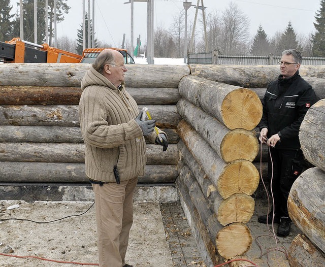 Johannes Jelitto (links) und Michael K...m Natursportzentrum in Hchenschwand.   | Foto: S. Pichler