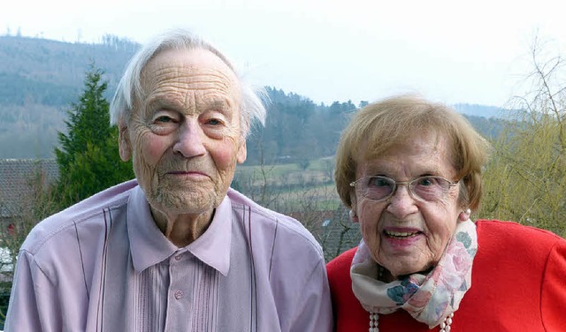 Martin und Ruth Wanner sind seit 65 Jahren verheiratet.   | Foto: leonhardt