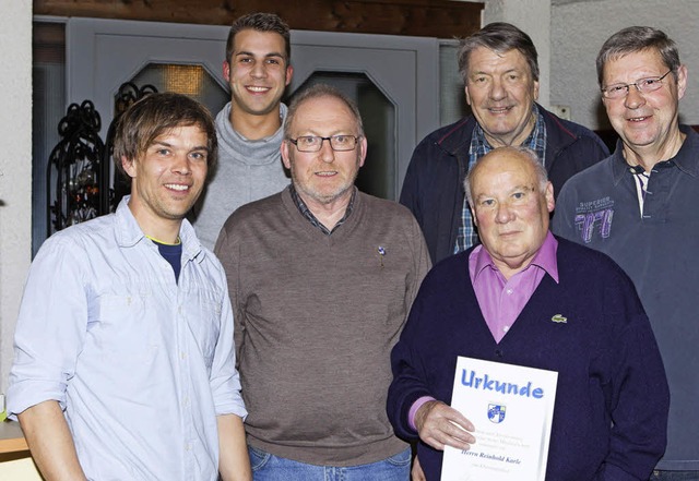 Markus Hug freut sich auf die zuknfti... und Rolf Kohler zu Ehrenmitgliedern.   | Foto: Gabriele Zahn