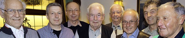 Geehrte Snger (von links): Meinrad Z..., Herbert Hofmeier und Siegfried Hug.   | Foto: Eva Korinth