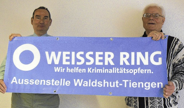 Sie sind fr den  Weien Ring  im Krei...gfried Elis (links) und Herbert Krane   | Foto: Martin