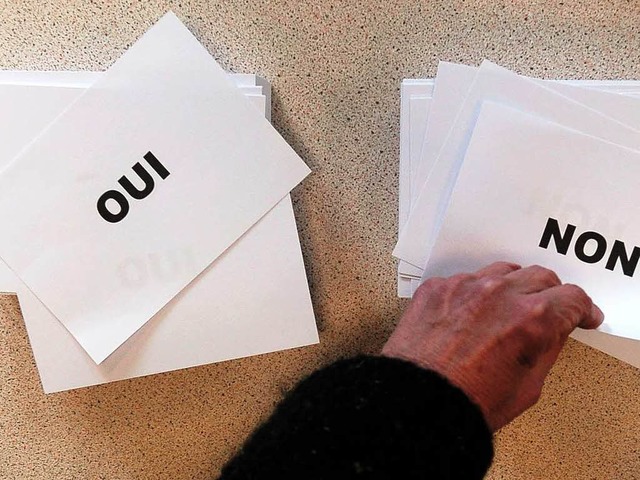 Die Mehrheit im Elsass hat &#8222;Nein&#8220; zur Gebietsreform gesagt.  | Foto: AFP