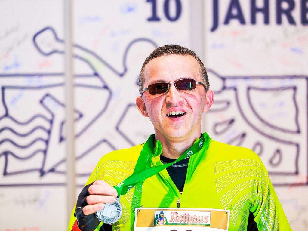 10 Jahre Freiburg-Marathon: In allen Jahren am Start war Clemens Bunczek (21 km, 02h 04min 41sek)