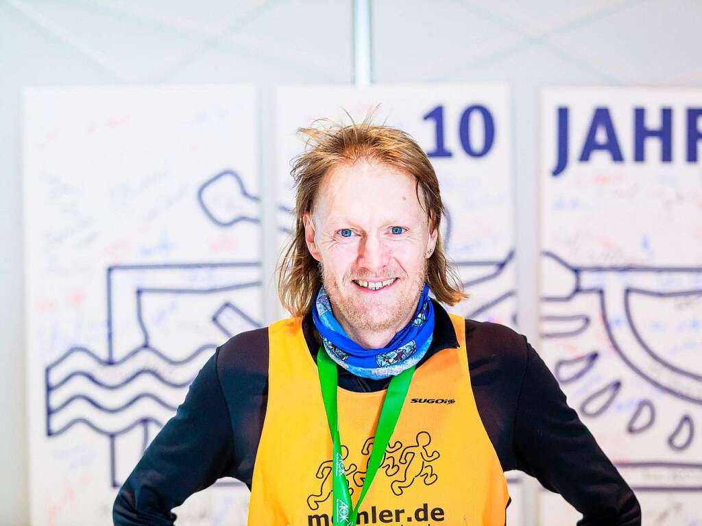 10 Jahre Freiburg-Marathon: In allen Jahren am Start war Heiko Ludwig (42 km, 03h 44min 18sek)