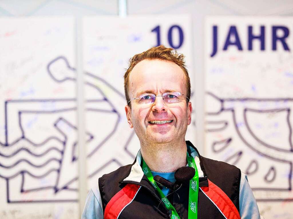 10 Jahre Freiburg-Marathon: In allen Jahren am Start war Markus Zimmer (42 km, 03h 22min 26sek)