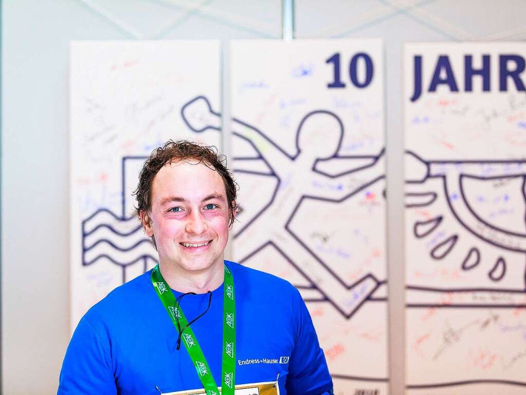 10 Jahre Freiburg-Marathon: In allen Jahren am Start war Ulf Schmidt (21 km, 02h 17min 15sek)