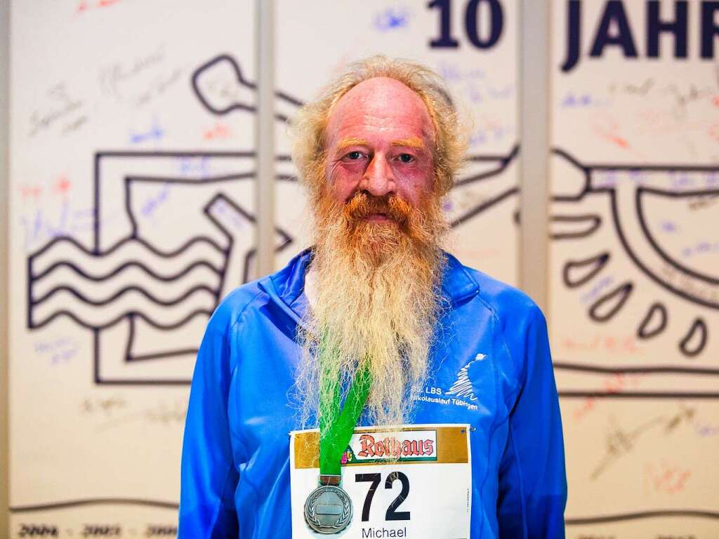 10 Jahre Freiburg-Marathon: In allen Jahren am Start war Michael Erb (21 km, 01h 51min 23sek)