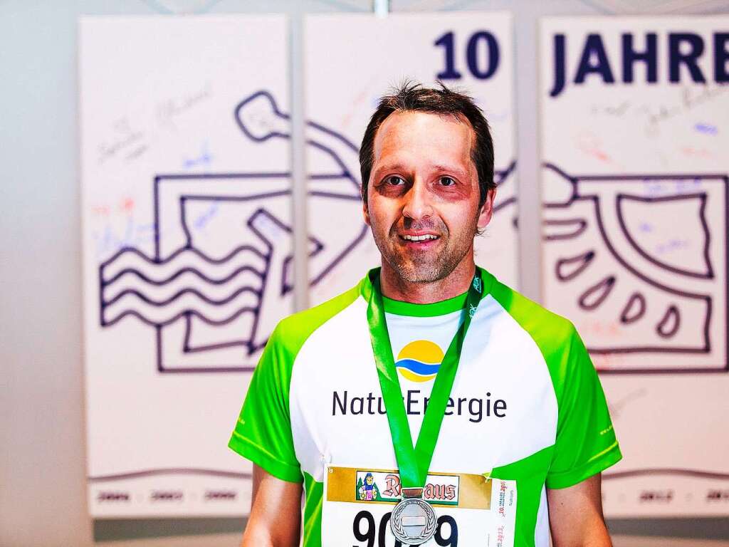 10 Jahre Freiburg-Marathon: In allen Jahren am Start war Jochen Ulrich  (21 km, 01h 47min 44sek)